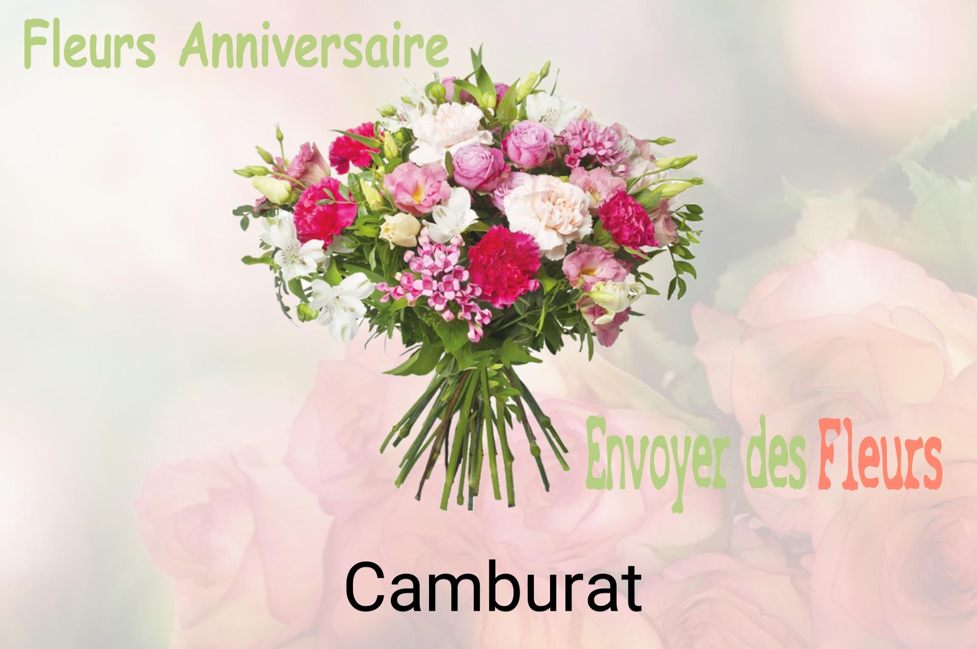 Bouquet de fleurs d’anniversaire livré à Camburat