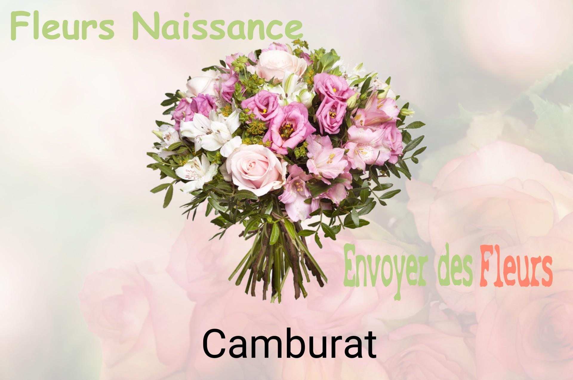 Bouquet de fleurs de naissance livré à Camburat